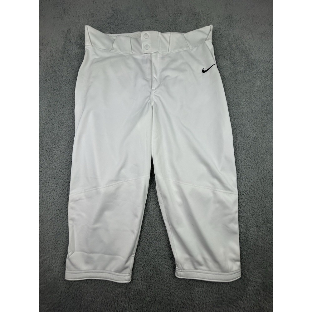 Nike Vapor Select High White/Navy  Piped Baseball Pants Men's Size XL BQ9021-107